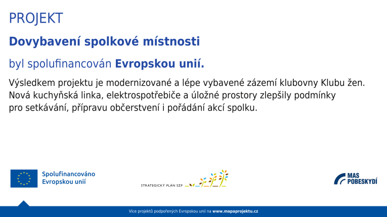 Projekt dovybavení Projekt dovybavení