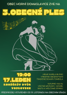 obecní ples v sále